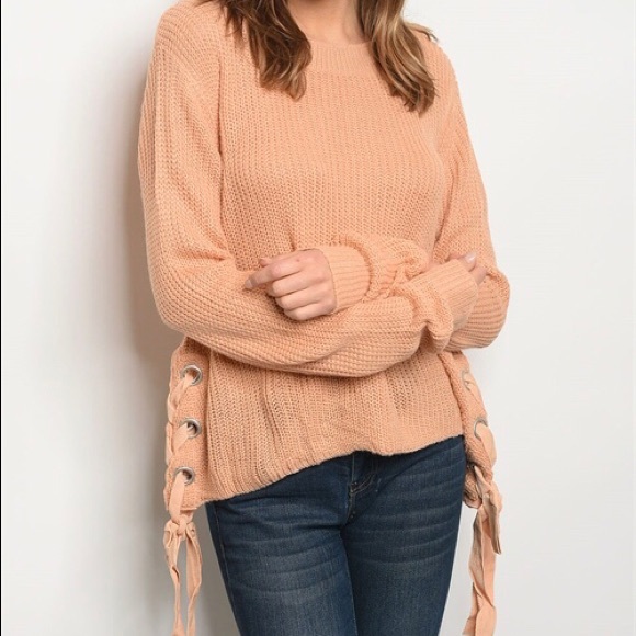 2/$25 Light Peach Sweater - Picture 2 of 4